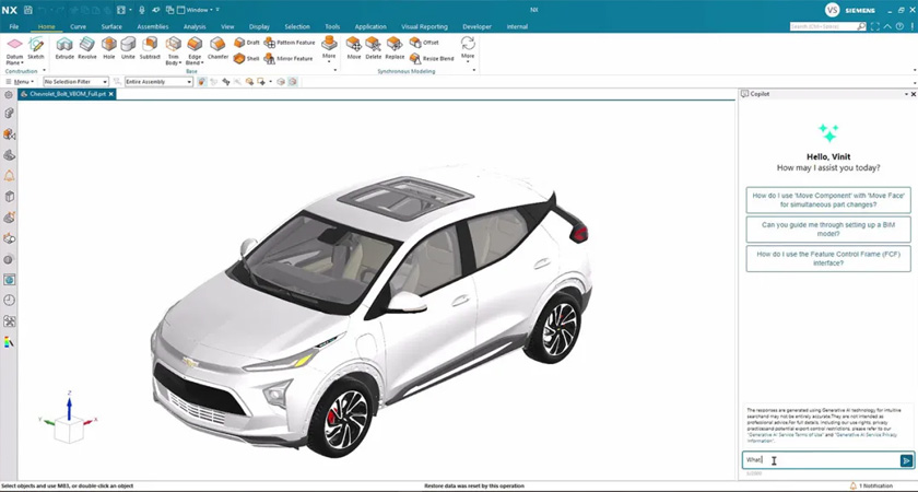將 AI 增強(qiáng)的 NX X 引入 Azure，以實(shí)現(xiàn)高級(jí)產(chǎn)品工程